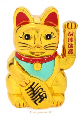Сувенир кот пластик "Манэки-нэко" h=21 см
