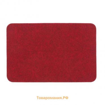 Коврик Soft 50х80 см, цвет бордовый