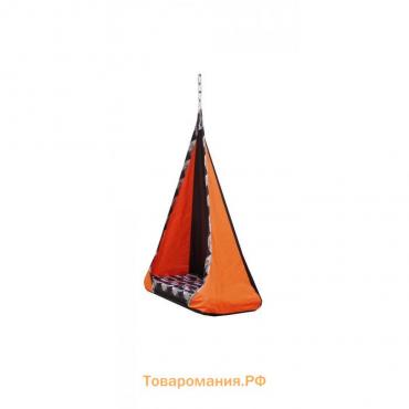 Гамак тканевый "Танго" оранжево-коричневый, 56 х 84 х 150 см