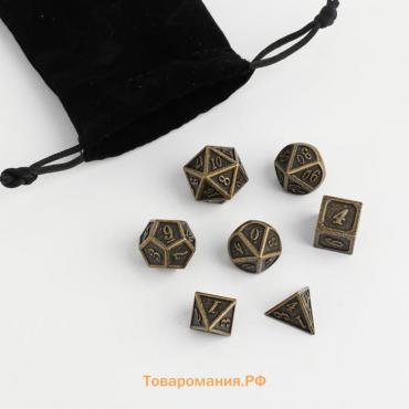 Набор кубиков для D&D (Dungeons and Dragons, ДнД), серия: D&D, "Время игры. Яшма", 7 шт