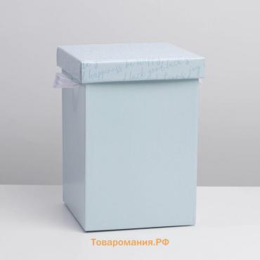 Коробка складная «Текст», 17 х 25 см