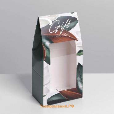 Упаковка кондитерская, «Gift», 9 х 19 х 6 см