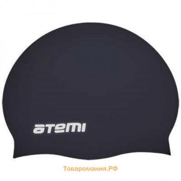 Шапочка для плавания Atemi TC301, детская, тонкий силикон, цвет чёрный