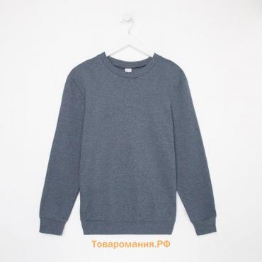 Свитшот мужской MINAKU: Casual collection MAN цвет графит меланж, размер 56