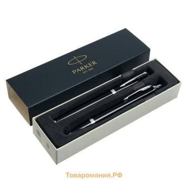 Набор Parker IM Core FK221 Black CT, ручка перьевая, ручка шариковая, подарочная коробка, В ПОДАРОЧНОМ ПАКЕТЕ