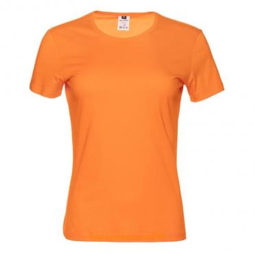 Футболка женская, размер 46, цвет оранжевый