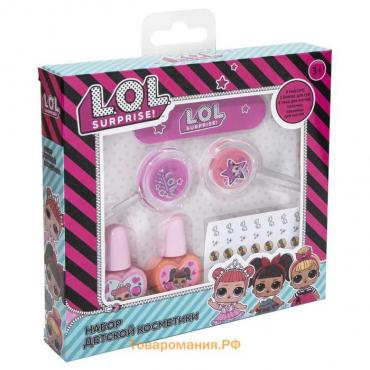 Набор детской косметики L.O.L. для губ и ногтей