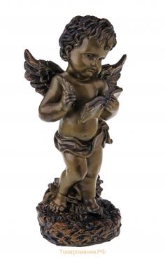 Фигура "Ангел с книгой" бронза 14х16х34см
