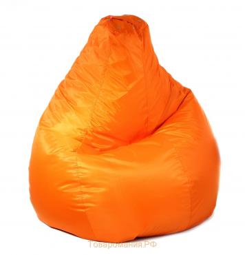 Кресло-мешок "Капля", d100/h140, цвет оранжевый