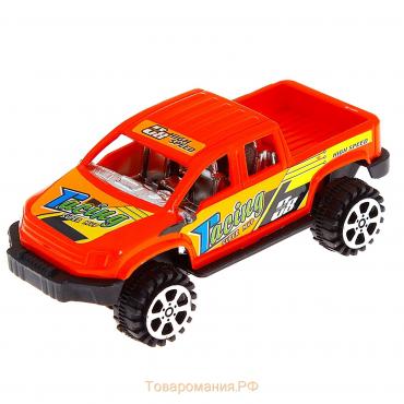 Машина инерционная «Джип-пикап», цвета МИКС