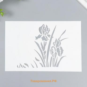 Трафарет "Цветы" 24х16 см