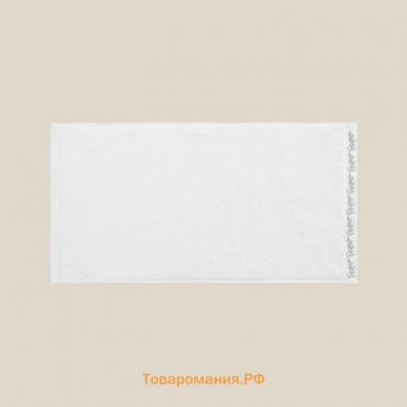 Полотенце махровое SL HOME: Floral "Блан де Блан" 30х60 см, 100% хлопок, 550 г/м2