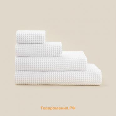 Полотенце вафельное SL HOME: Basic "Блан де Блан" 30х60 см, 100% хлопок, 340 г/м2