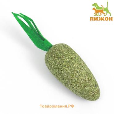 Игрушка для кошек из кошачьей мяты "Морковка", 5 см