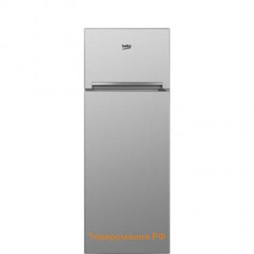 Холодильник Beko RDSK240M00S, двухкамерный, класс А, 240 л, серебристый