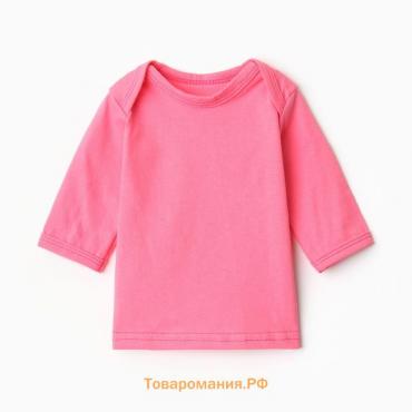 Футболка с дл. рукавом Bloom Baby, р. 86 см, розовый