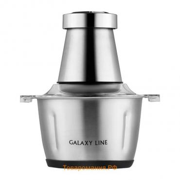 Измельчитель Galaxy GL 2380, металл, 500 Вт, 1.8 л, 2 скорости, серебристый